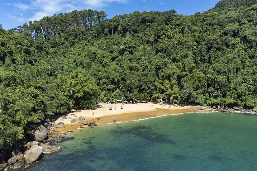 Praias Escondidas no Brasil - Praia do Cedro, Ubatuba